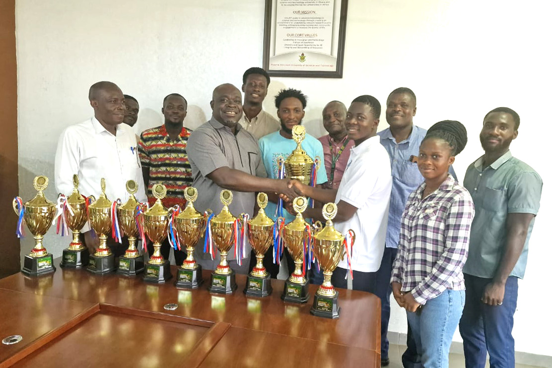 CoHSS Shines at KNUST Inter-College Games, Winning 11 out of 19 Trophies